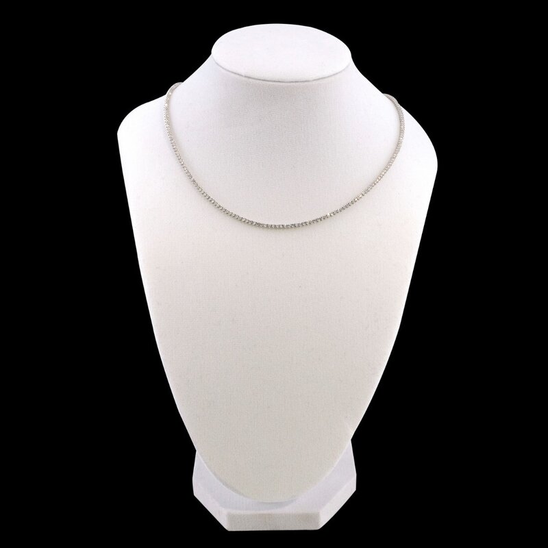 Gargantilla Tennis de Oro 14k con Diamantes