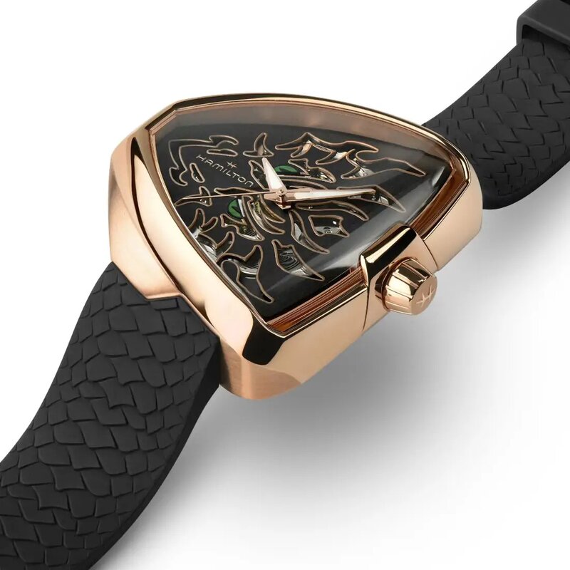 Reloj Hamilton Ventura Elvis80 Skeleton Dragon