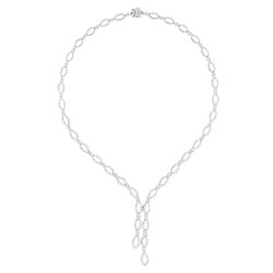 Gargantilla en oro blanco 18K