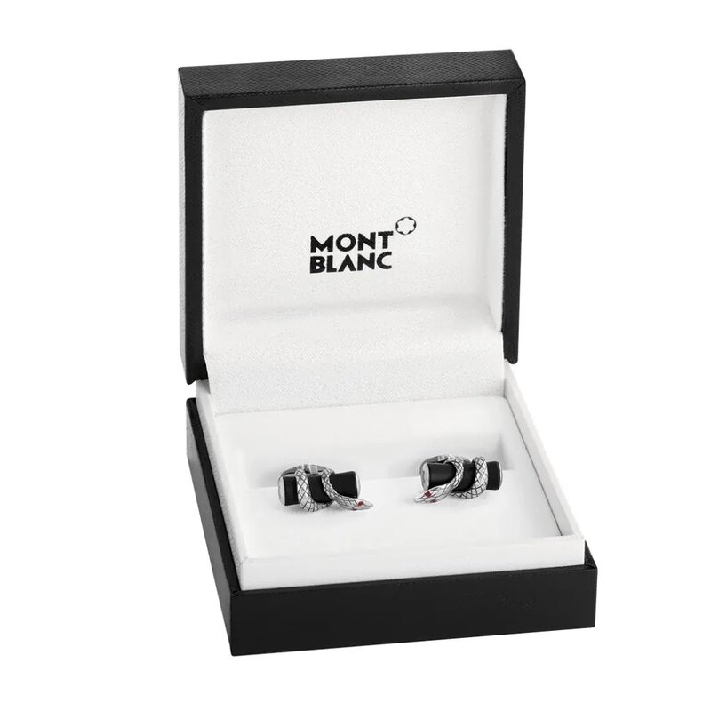 Mancuernillas Montblanc Rouge Et Noir