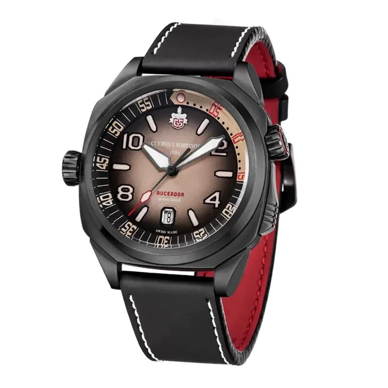 Reloj Cuervo y Sobrinos Buceador Caribe