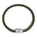 Brazalete Montblanc piel suave color caqui