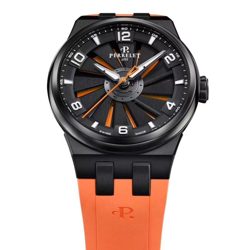 Reloj Perrelet Turbine Titanium Orange