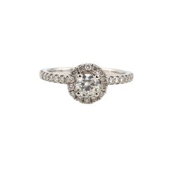 Anillo De Oro 14K con Diamantes