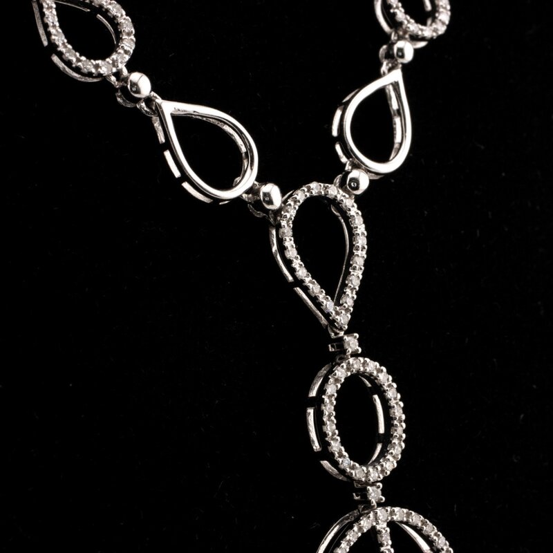 Gargantilla de Oro 14K con Diamantes