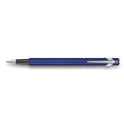 Pluma Fuente Caran d'Ache 849 Metal Blue