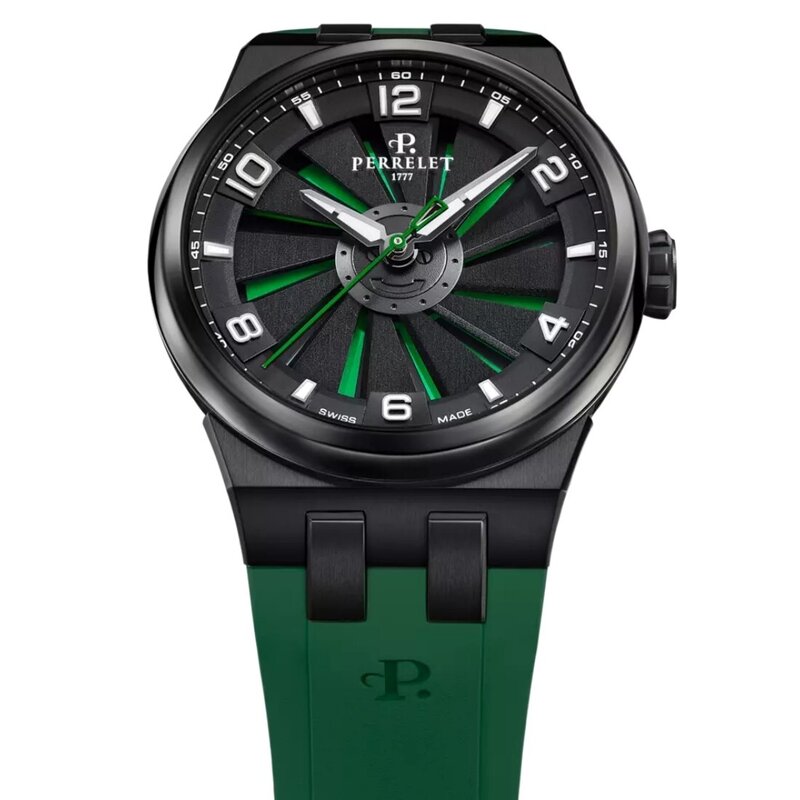Reloj Perrelet Turbine Titanium Green