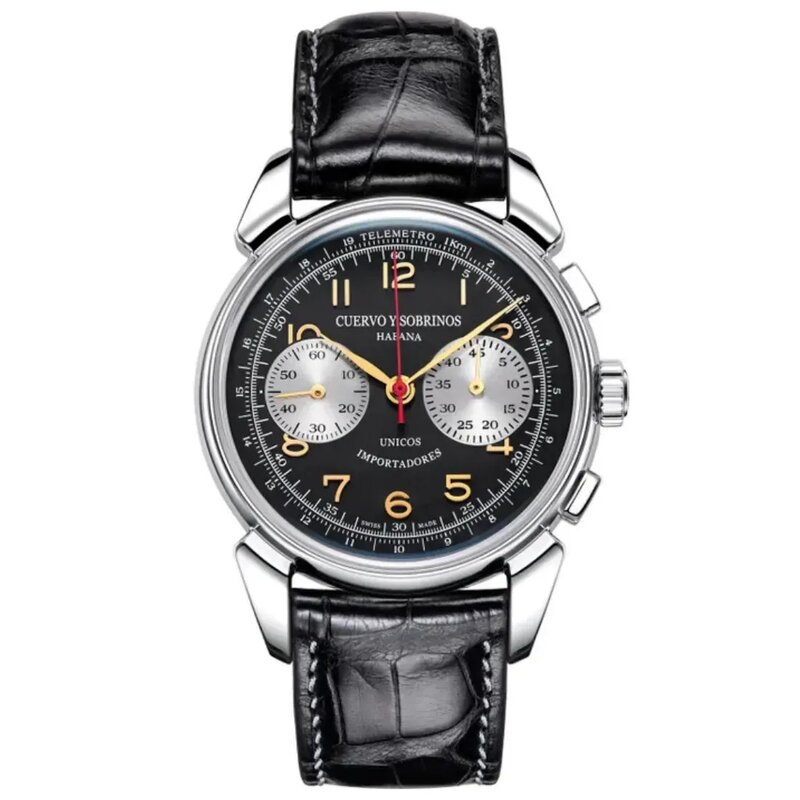 Reloj Cuervo y Sobrinos Historiador Landeron