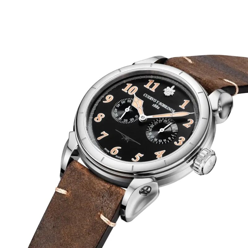 Reloj Cuervo y Sobrinos Vuelo Emilio Carranza Bicompax