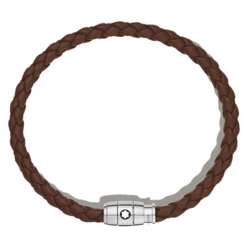 Brazalete Montblanc color marrón leonado