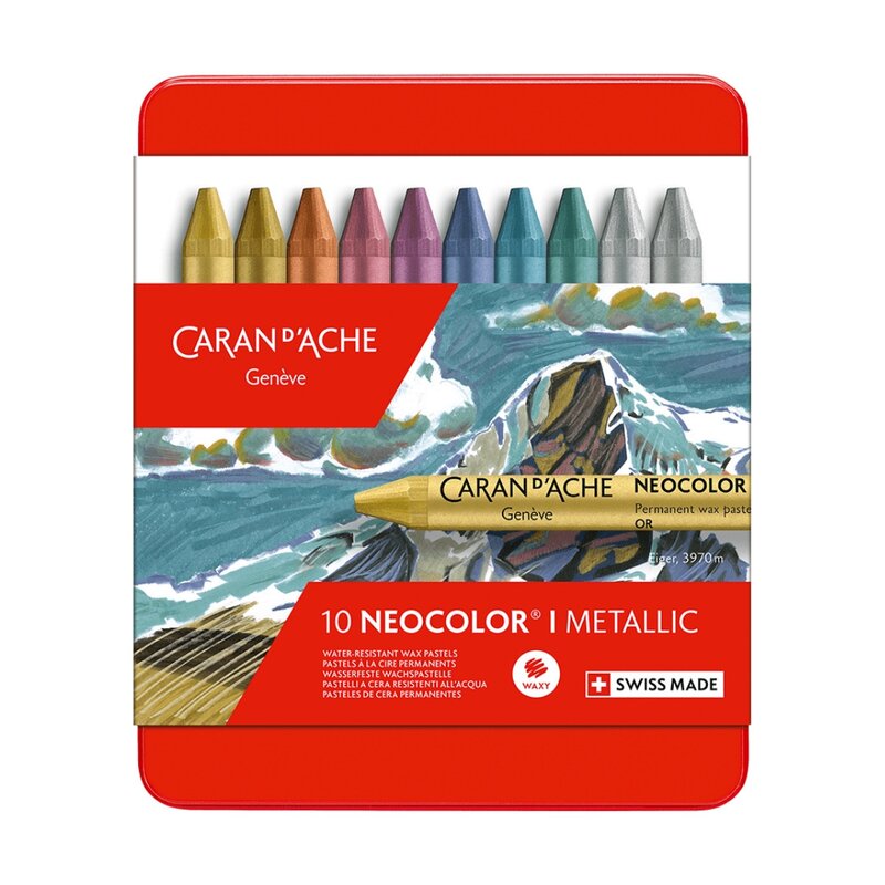 Cera Pastel Metálico Caran d'Ache Neocolor