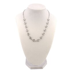 Gargantilla de Oro 14K con Diamantes