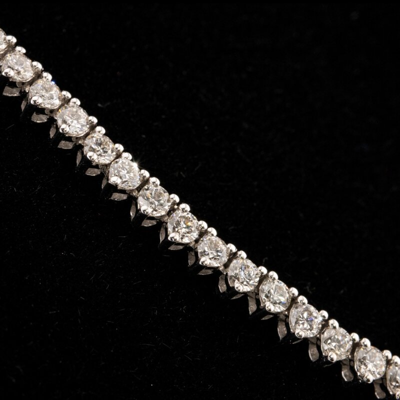 Gargantilla Tennis de Oro 14k con Diamantes