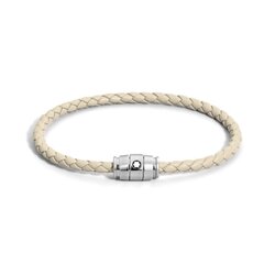 Brazalete Montblanc Meisterstück en cuero Beige Nublado