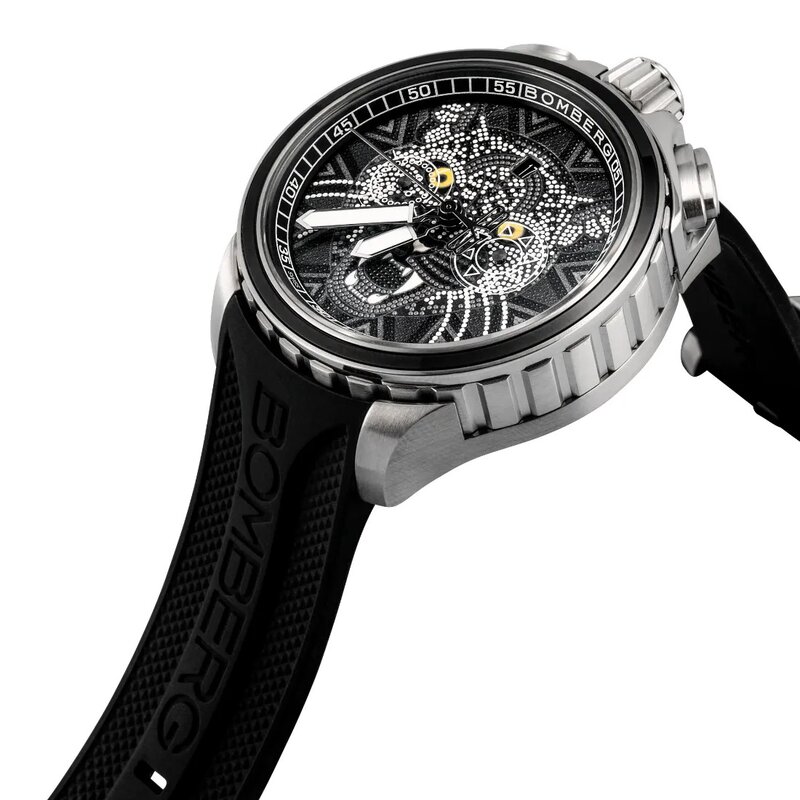 Reloj Bomberg Jaguar Huichol B&W