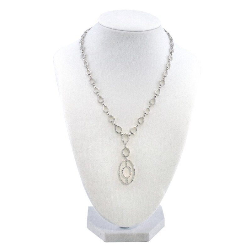 Gargantilla de Oro 14K con Diamantes